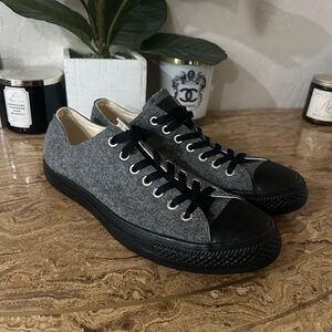 Converse Gray and Black Men's Sneakers